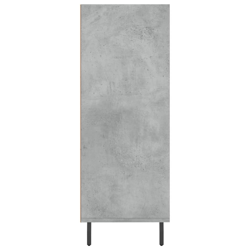 Regalschrank Betongrau 69,5x32,5x90 cm Holzwerkstoff - Pazzar.ch