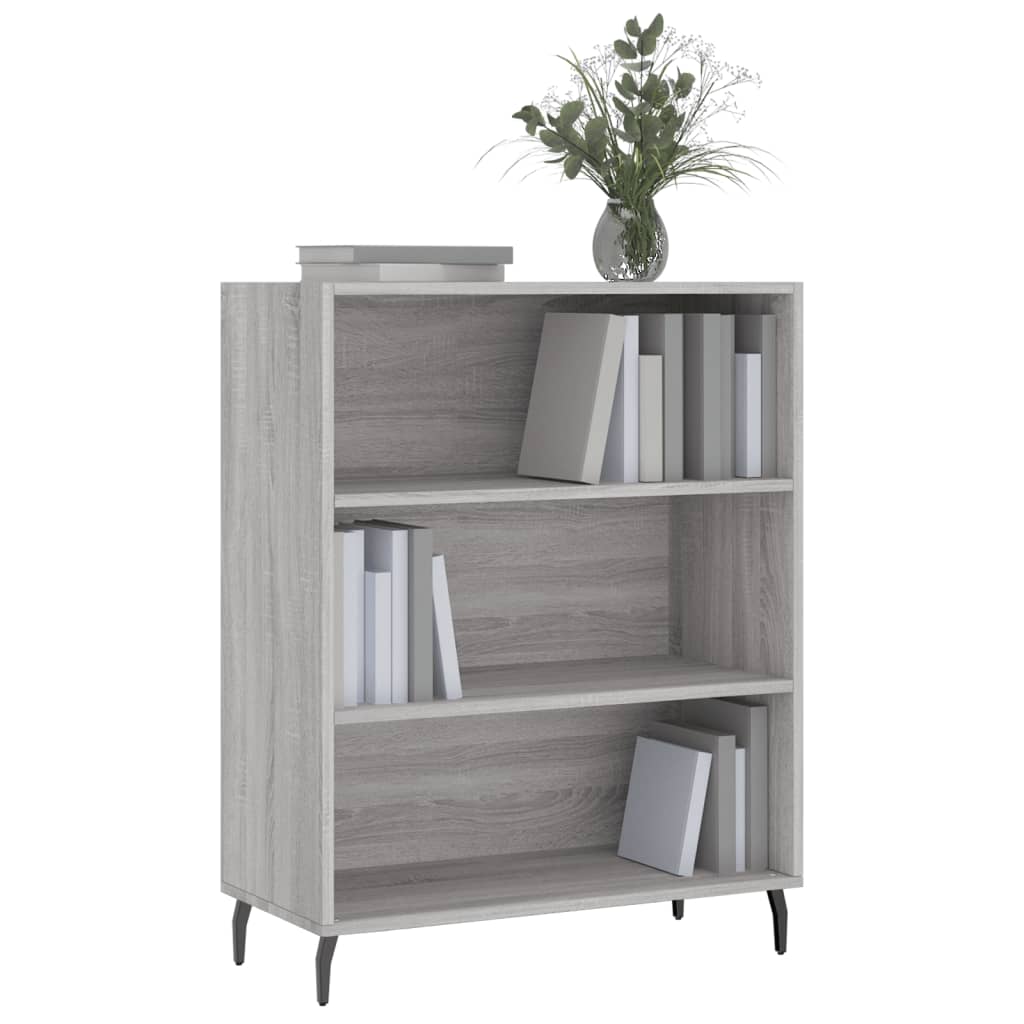 Regalschrank Grau Sonoma 69,5x32,5x90 cm Holzwerkstoff - Pazzar.ch