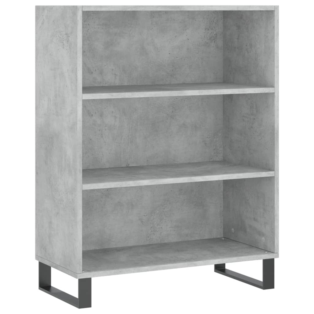 Regalschrank Betongrau 69,5x32,5x90 cm Holzwerkstoff - Pazzar.ch