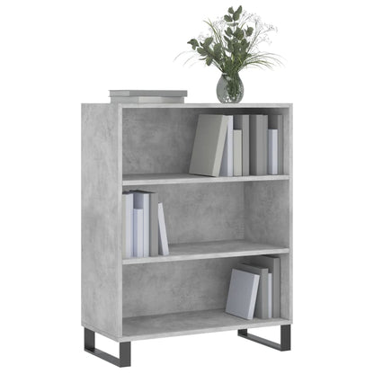 Regalschrank Betongrau 69,5x32,5x90 cm Holzwerkstoff - Pazzar.ch