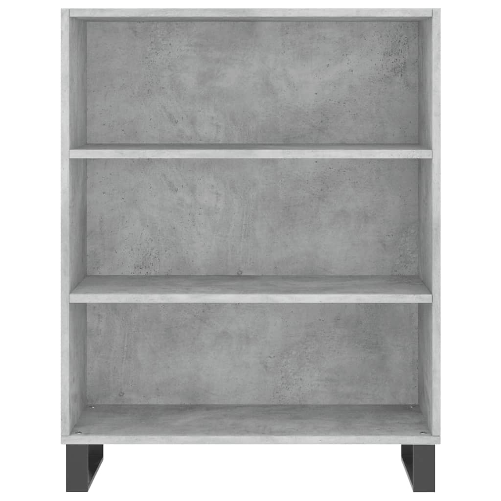 Regalschrank Betongrau 69,5x32,5x90 cm Holzwerkstoff - Pazzar.ch