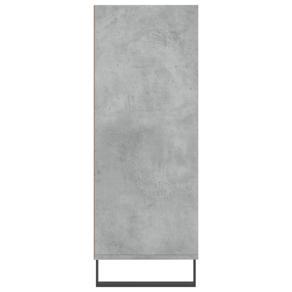 Regalschrank Betongrau 69,5x32,5x90 cm Holzwerkstoff - Pazzar.ch