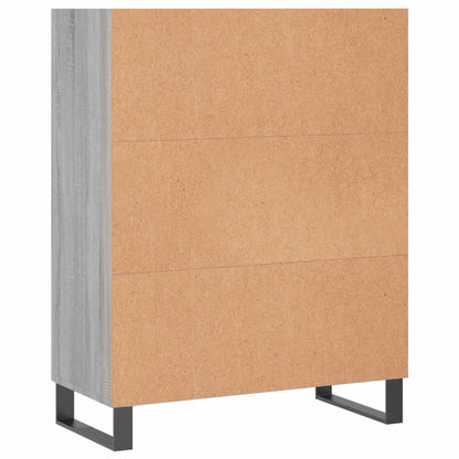 Regalschrank Grau Sonoma 69,5x32,5x90 cm Holzwerkstoff - Pazzar.ch
