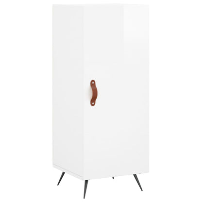 Sideboard Hochglanz-Weiß 34,5x34x90 cm Holzwerkstoff - Pazzar.ch