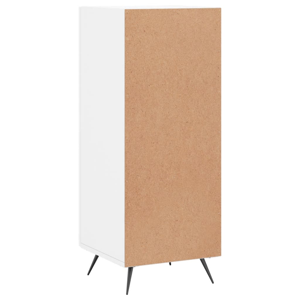 Sideboard Hochglanz-Weiß 34,5x34x90 cm Holzwerkstoff - Pazzar.ch