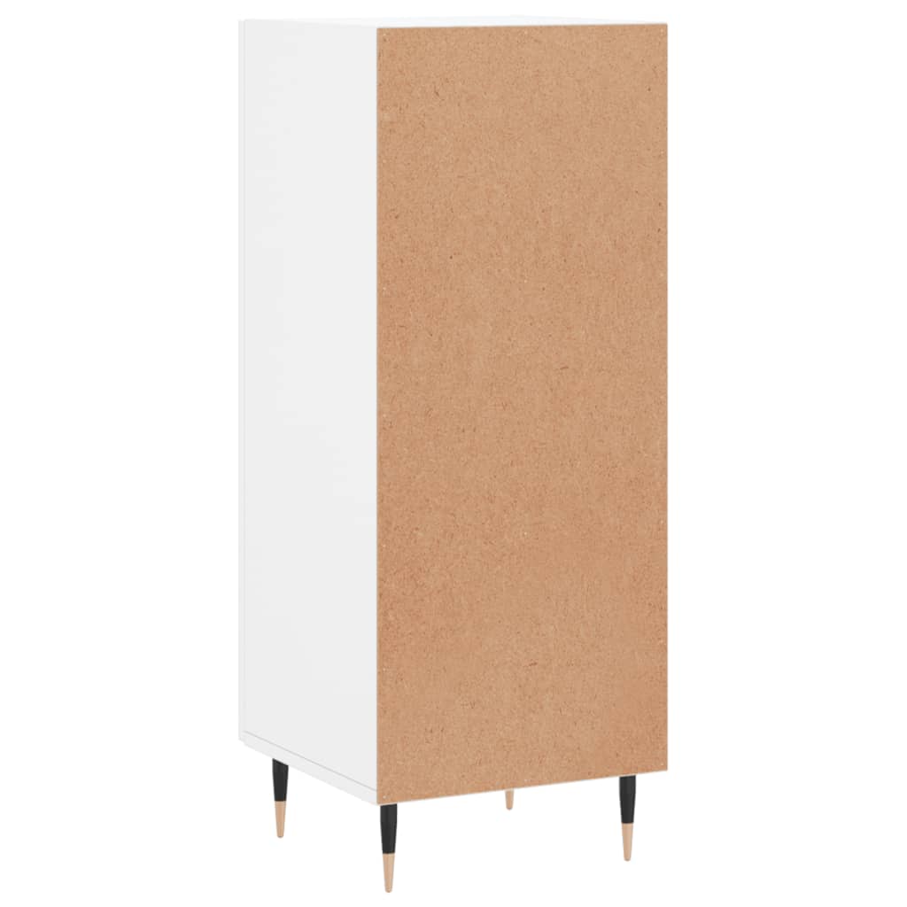 Sideboard Hochglanz-Weiß 34,5x34x90 cm Holzwerkstoff - Pazzar.ch