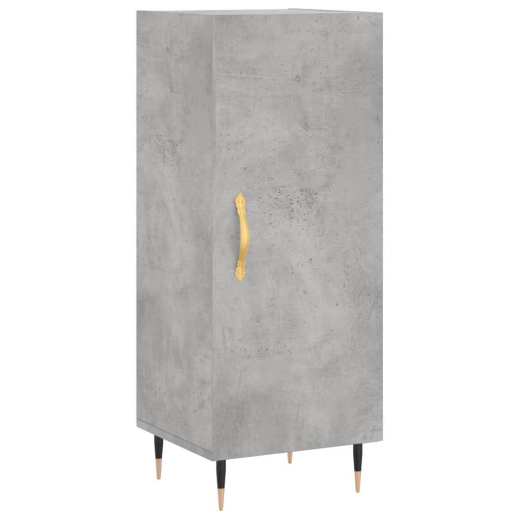 Sideboard Betongrau 34,5x34x90 cm Holzwerkstoff - Pazzar.ch