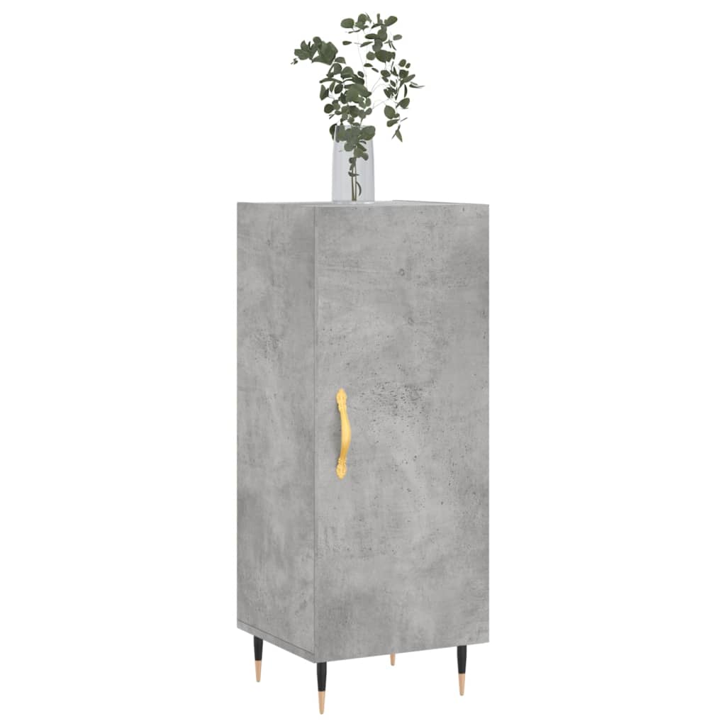 Sideboard Betongrau 34,5x34x90 cm Holzwerkstoff - Pazzar.ch