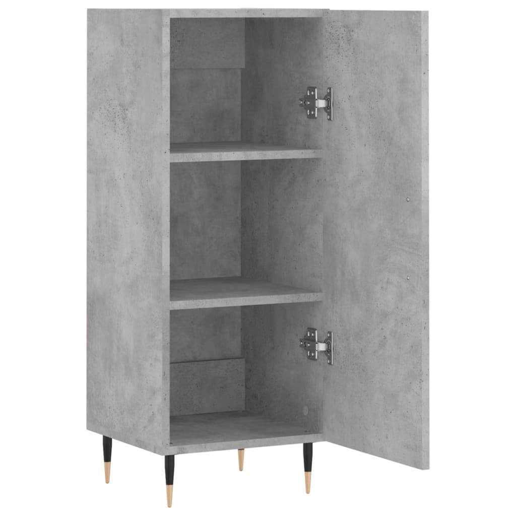 Sideboard Betongrau 34,5x34x90 cm Holzwerkstoff - Pazzar.ch