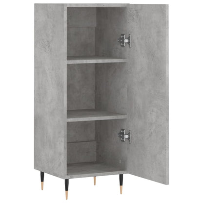 Sideboard Betongrau 34,5x34x90 cm Holzwerkstoff - Pazzar.ch