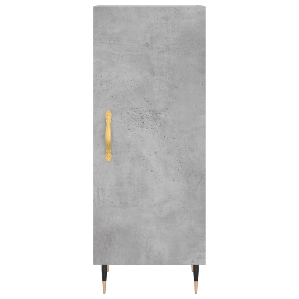 Sideboard Betongrau 34,5x34x90 cm Holzwerkstoff - Pazzar.ch