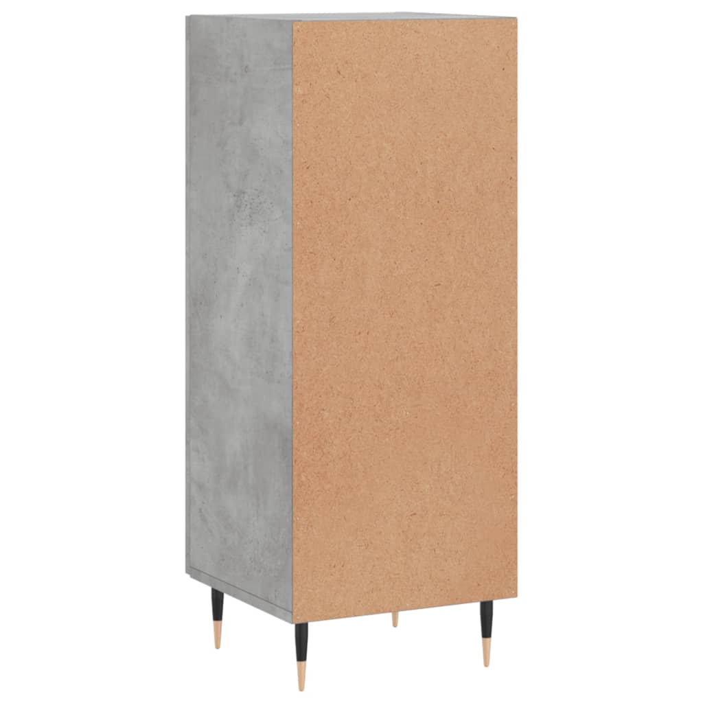 Sideboard Betongrau 34,5x34x90 cm Holzwerkstoff - Pazzar.ch