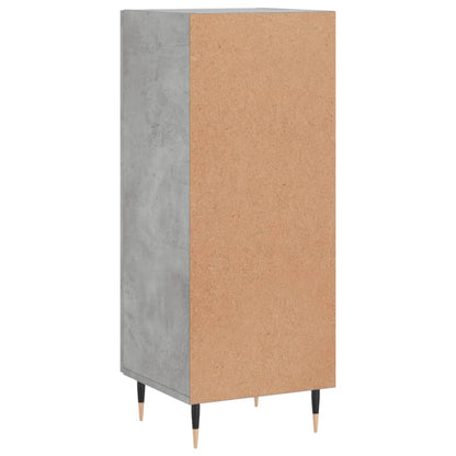 Sideboard Betongrau 34,5x34x90 cm Holzwerkstoff - Pazzar.ch