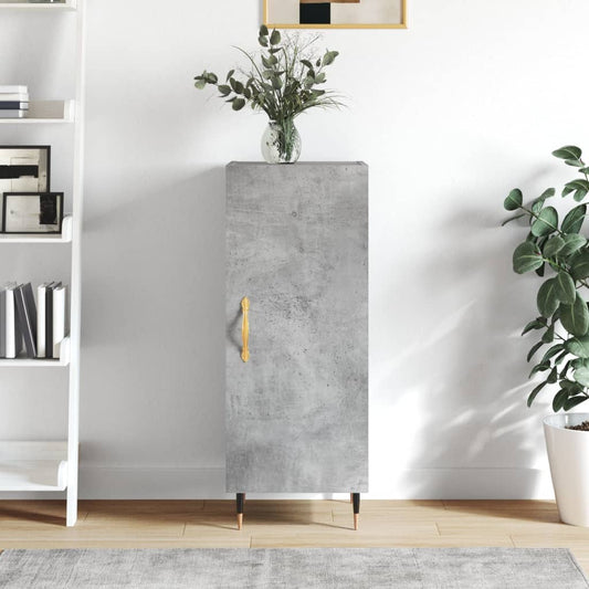 Sideboard Betongrau 34,5x34x90 cm Holzwerkstoff - Pazzar.ch