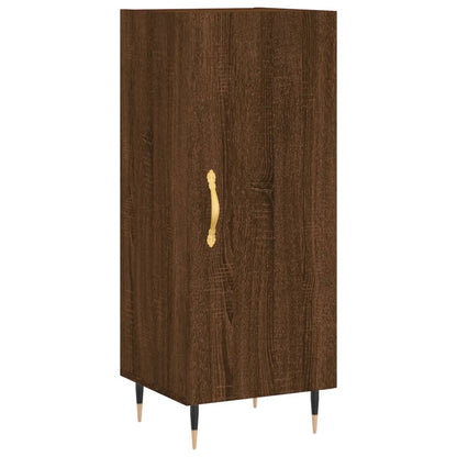 Sideboard Braun Eichen-Optik 34,5x34x90 cm Holzwerkstoff - Pazzar.ch