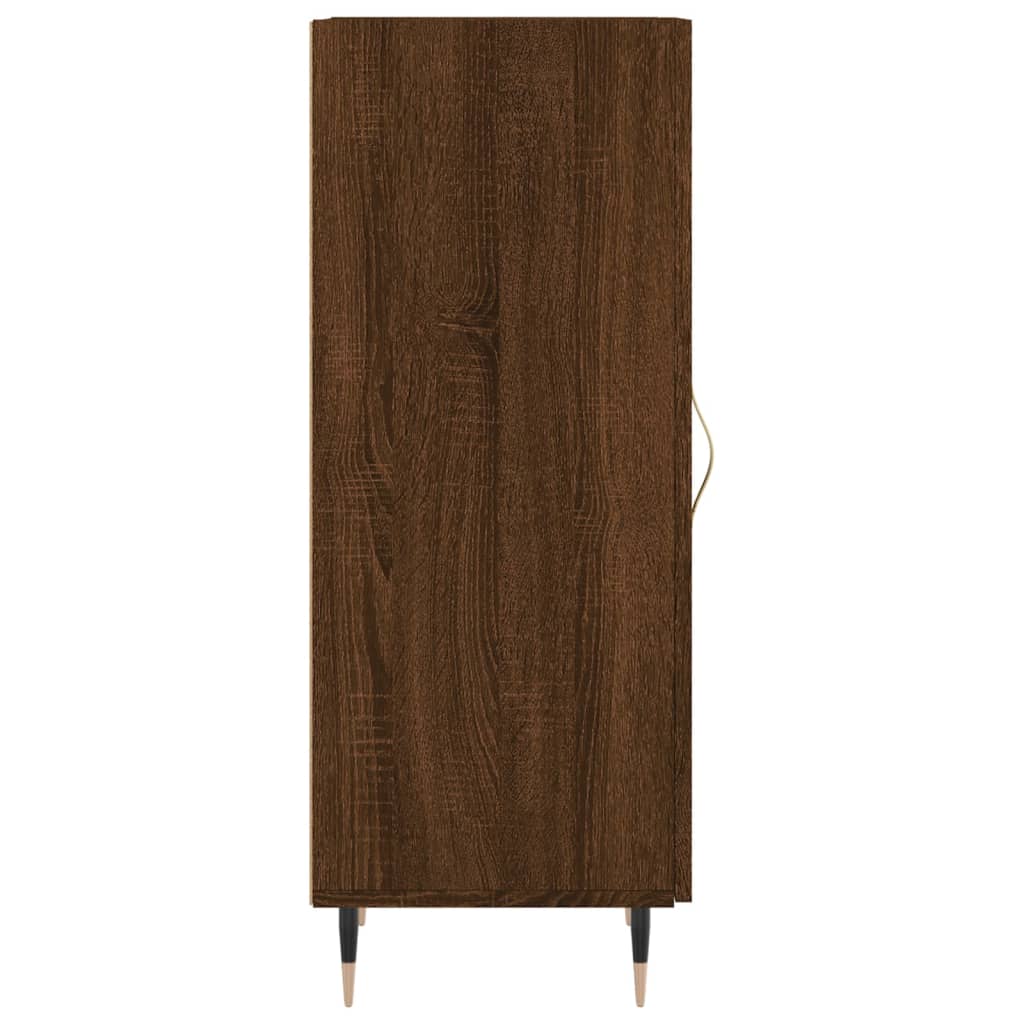 Sideboard Braun Eichen-Optik 34,5x34x90 cm Holzwerkstoff - Pazzar.ch
