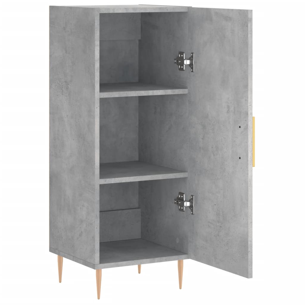 Sideboard Betongrau 34,5x34x90 cm Holzwerkstoff - Pazzar.ch