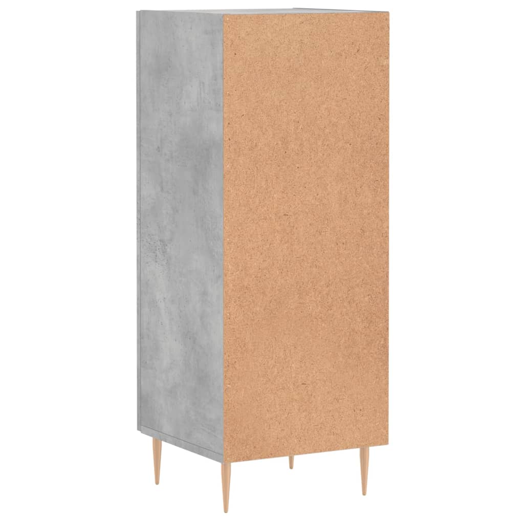 Sideboard Betongrau 34,5x34x90 cm Holzwerkstoff - Pazzar.ch
