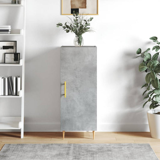 Sideboard Betongrau 34,5x34x90 cm Holzwerkstoff - Pazzar.ch