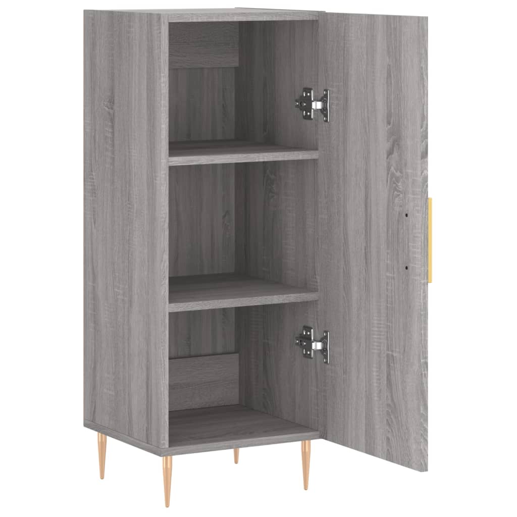 Sideboard Grau Sonoma 34,5x34x90 cm Holzwerkstoff - Pazzar.ch