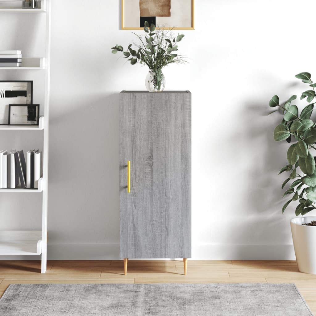 Sideboard Grau Sonoma 34,5x34x90 cm Holzwerkstoff - Pazzar.ch
