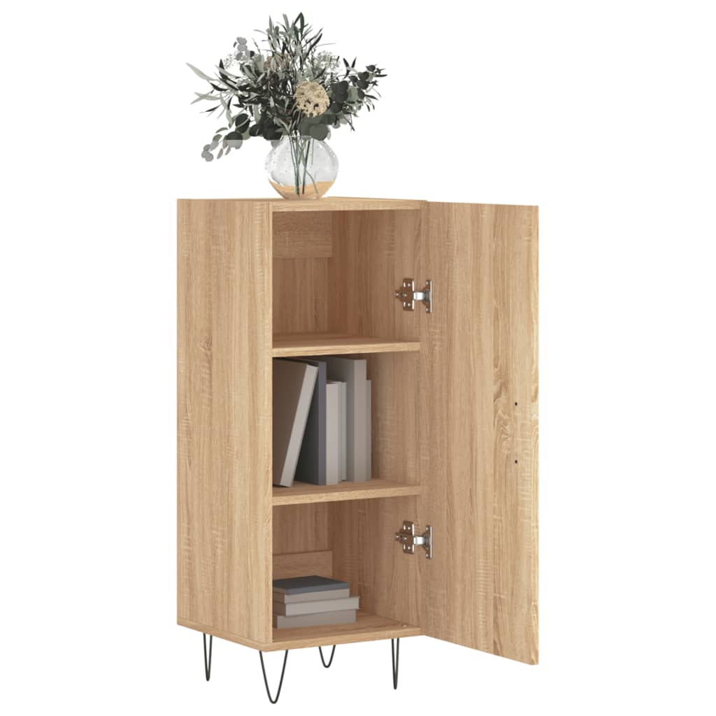 Sideboard Sonoma-Eiche 34,5x34x90 cm Holzwerkstoff - Pazzar.ch