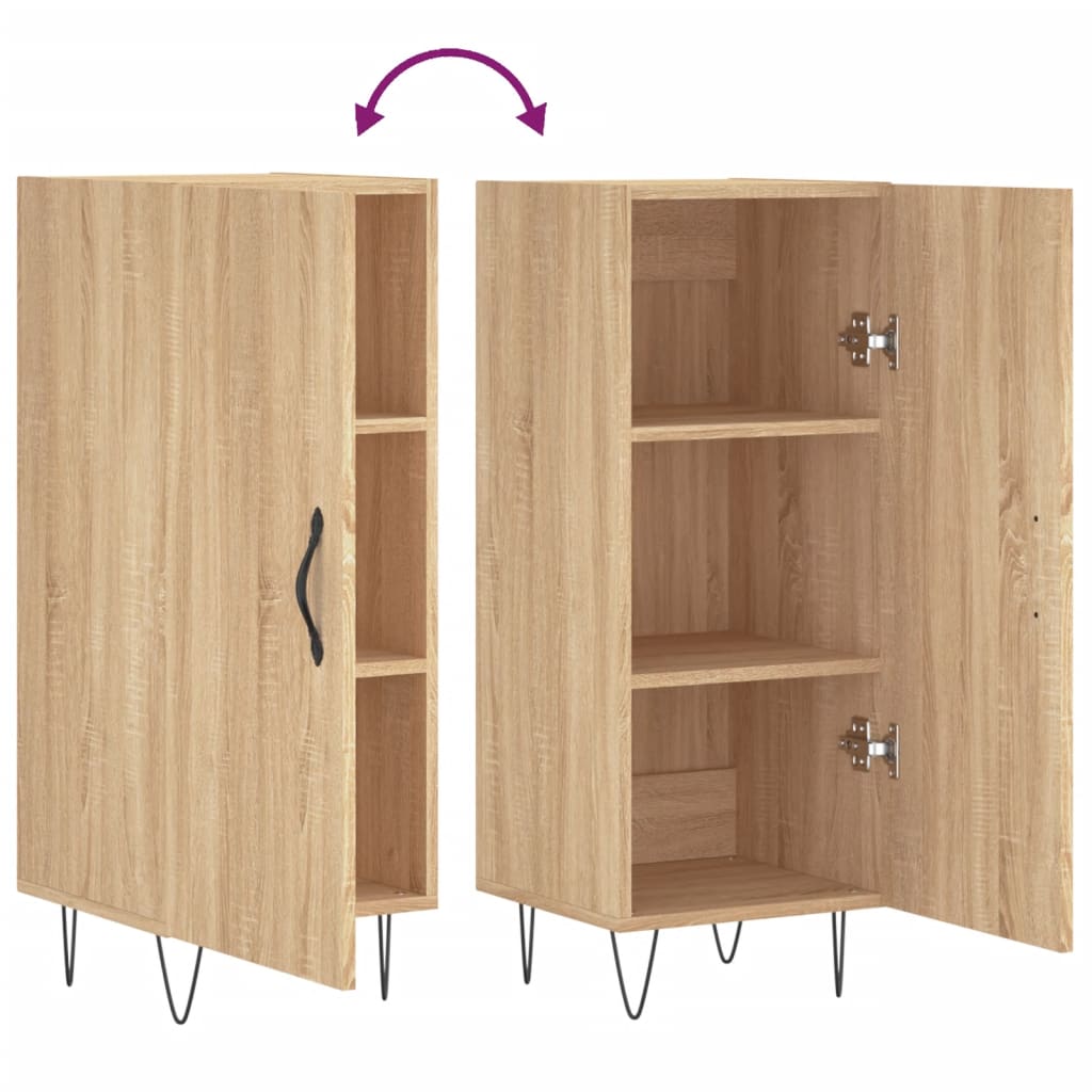 Sideboard Sonoma-Eiche 34,5x34x90 cm Holzwerkstoff - Pazzar.ch