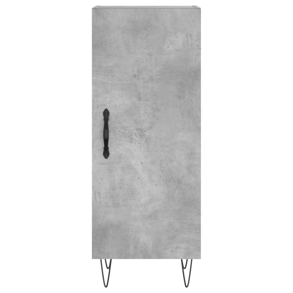 Sideboard Betongrau 34,5x34x90 cm Holzwerkstoff - Pazzar.ch