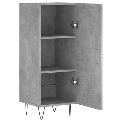 Sideboard Betongrau 34,5x34x90 cm Holzwerkstoff - Pazzar.ch