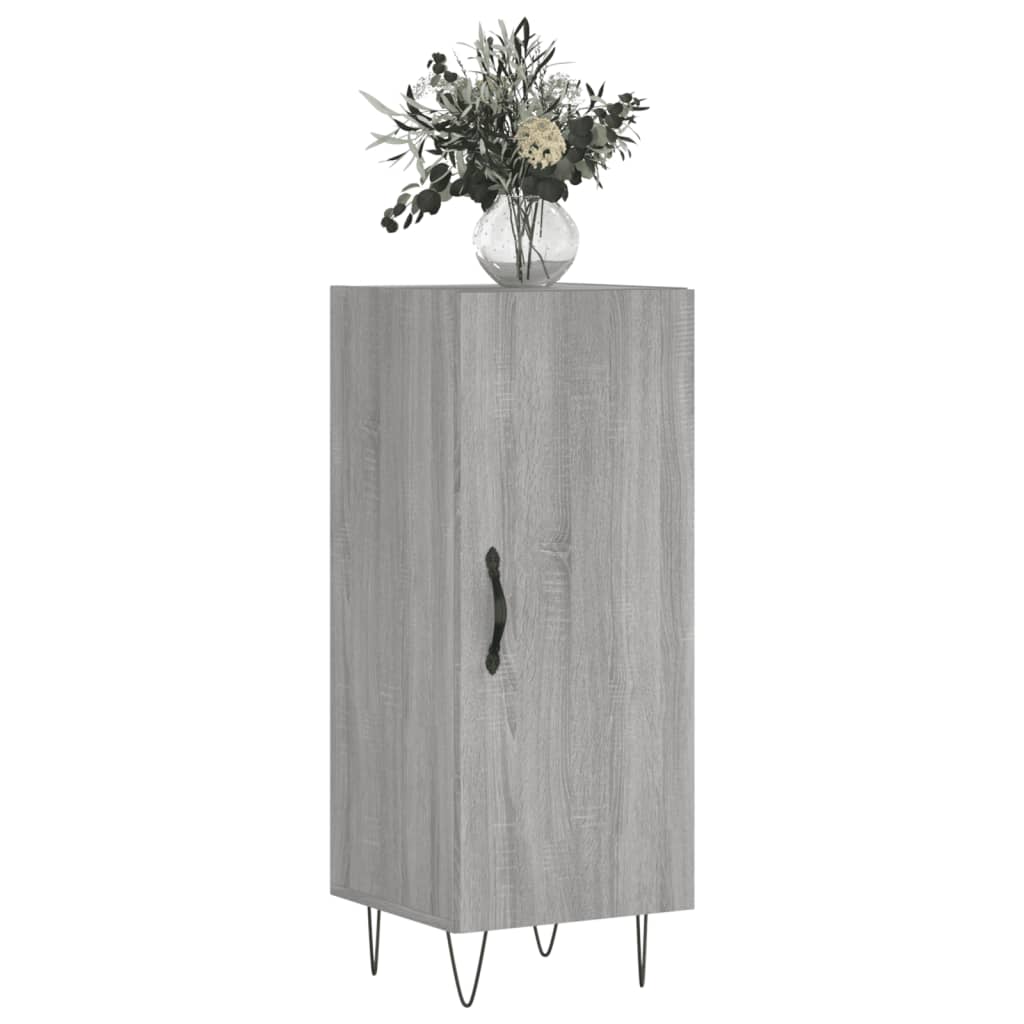 Sideboard Grau Sonoma 34,5x34x90 cm Holzwerkstoff - Pazzar.ch