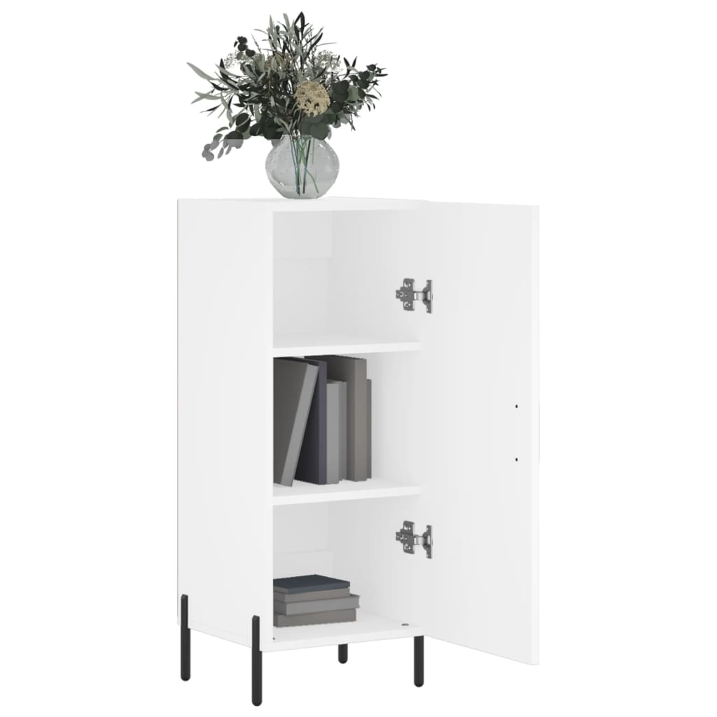 Sideboard Weiß 34,5x34x90 cm Holzwerkstoff - Pazzar.ch
