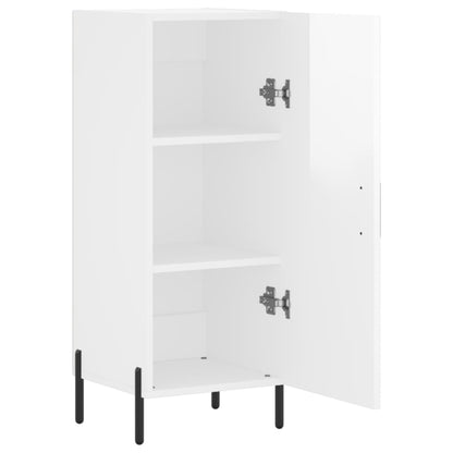 Sideboard Hochglanz-Weiß 34,5x34x90 cm Holzwerkstoff - Pazzar.ch