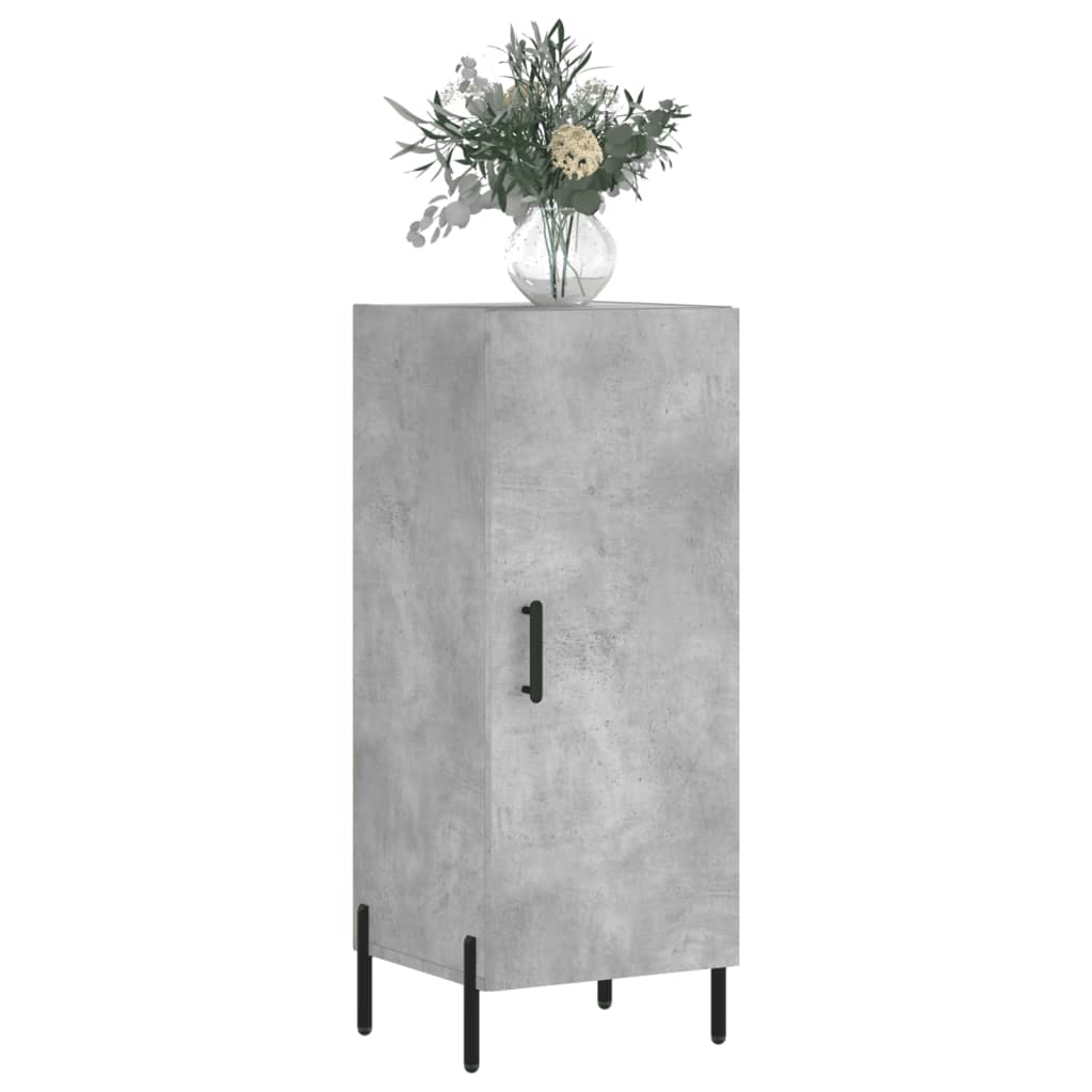 Sideboard Betongrau 34,5x34x90 cm Holzwerkstoff - Pazzar.ch