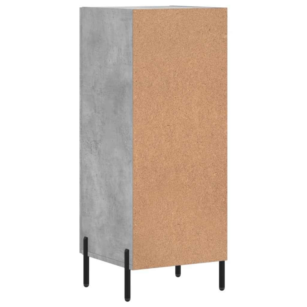 Sideboard Betongrau 34,5x34x90 cm Holzwerkstoff - Pazzar.ch