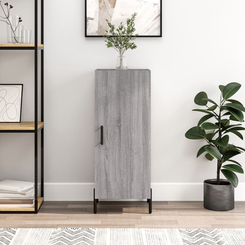 Sideboard Grau Sonoma 34,5x34x90 cm Holzwerkstoff - Pazzar.ch