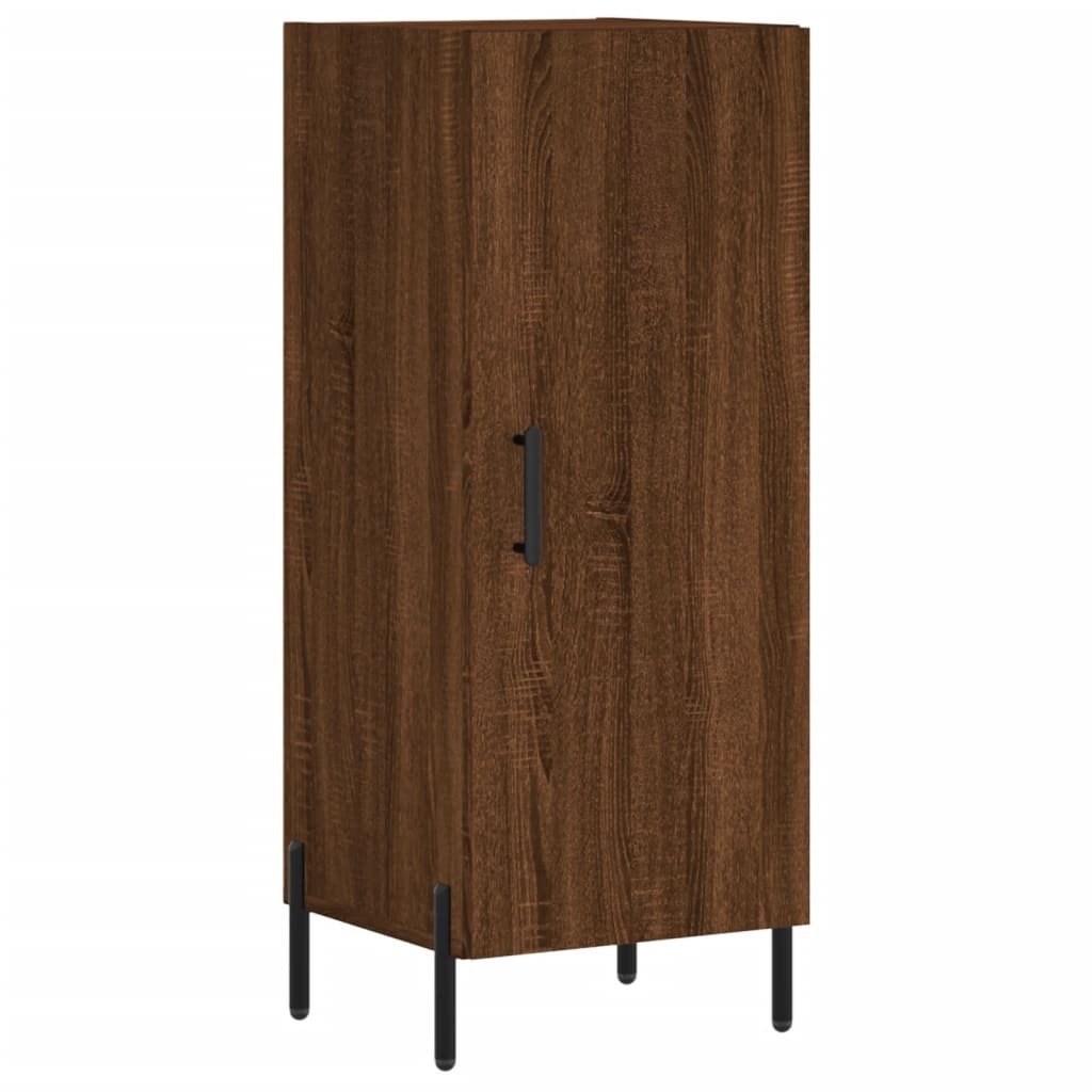 Sideboard Braun Eichen-Optik 34,5x34x90 cm Holzwerkstoff - Pazzar.ch