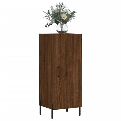 Sideboard Braun Eichen-Optik 34,5x34x90 cm Holzwerkstoff - Pazzar.ch