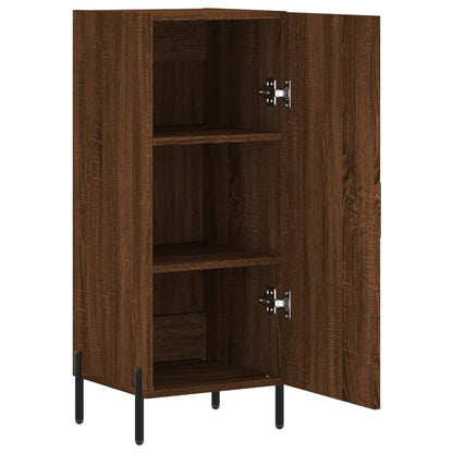 Sideboard Braun Eichen-Optik 34,5x34x90 cm Holzwerkstoff - Pazzar.ch
