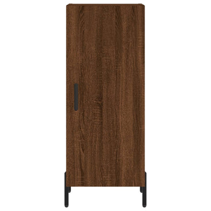 Sideboard Braun Eichen-Optik 34,5x34x90 cm Holzwerkstoff - Pazzar.ch
