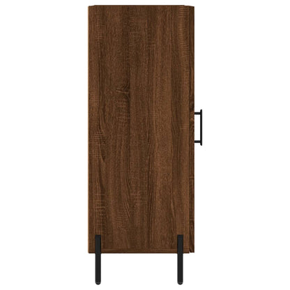 Sideboard Braun Eichen-Optik 34,5x34x90 cm Holzwerkstoff - Pazzar.ch