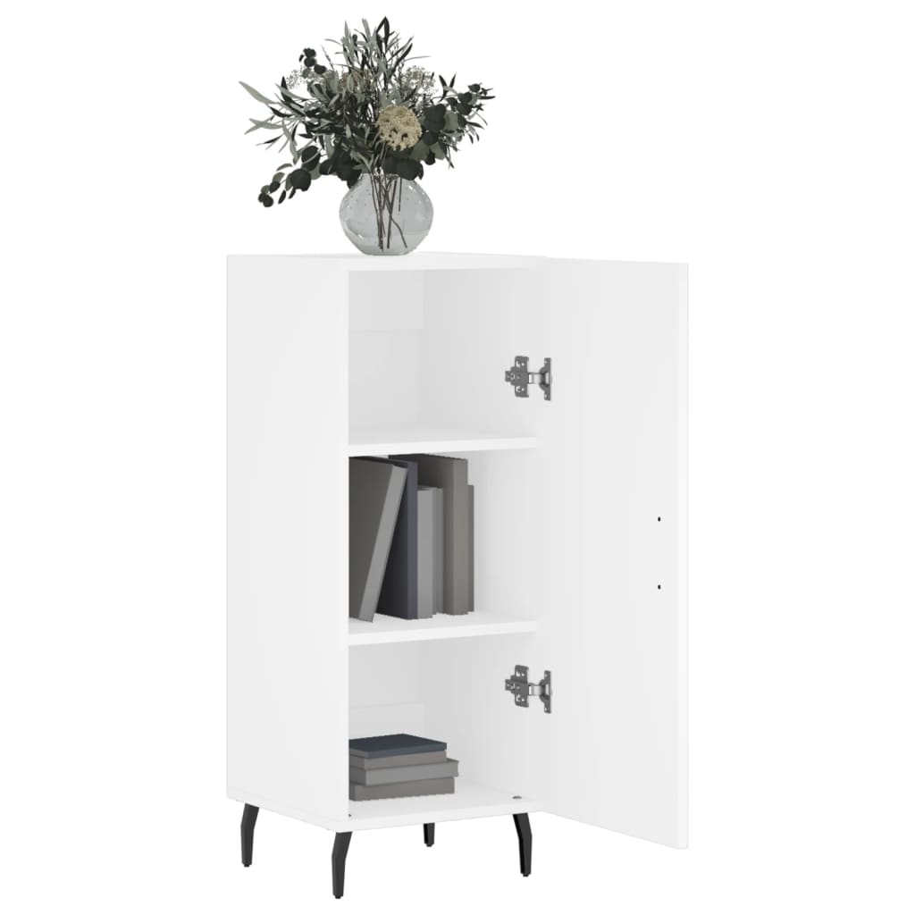 Sideboard Weiß 34,5x34x90 cm Holzwerkstoff - Pazzar.ch