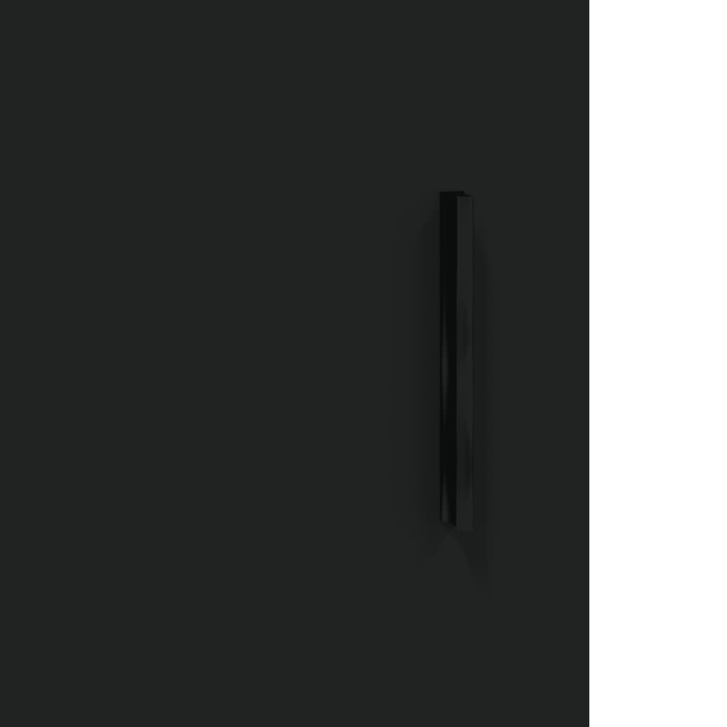 Sideboard Schwarz 34,5x34x90 cm Holzwerkstoff - Pazzar.ch