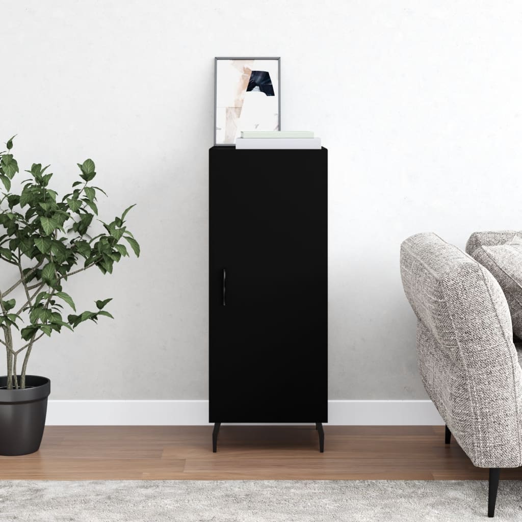 Sideboard Schwarz 34,5x34x90 cm Holzwerkstoff - Pazzar.ch