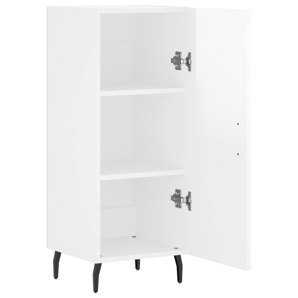 Sideboard Hochglanz-Weiß 34,5x34x90 cm Holzwerkstoff - Pazzar.ch