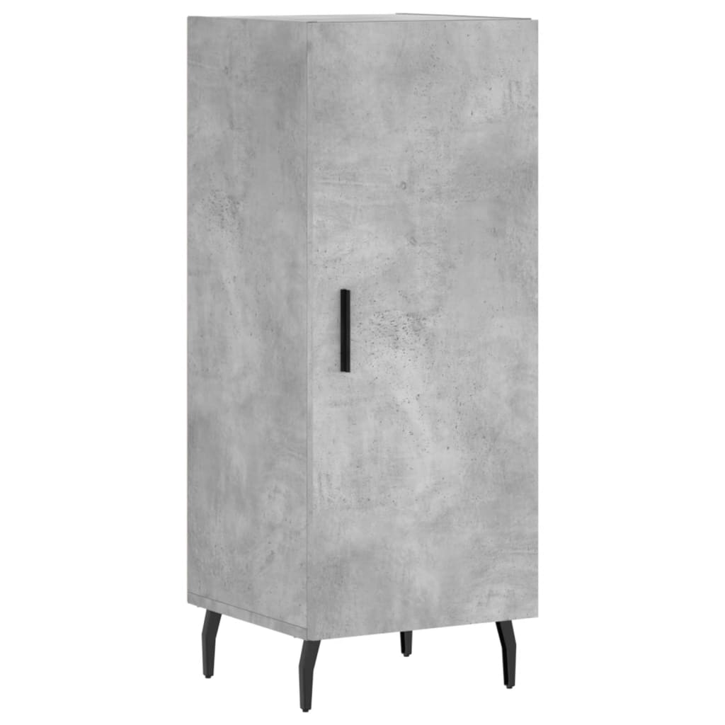 Sideboard Betongrau 34,5x34x90 cm Holzwerkstoff - Pazzar.ch