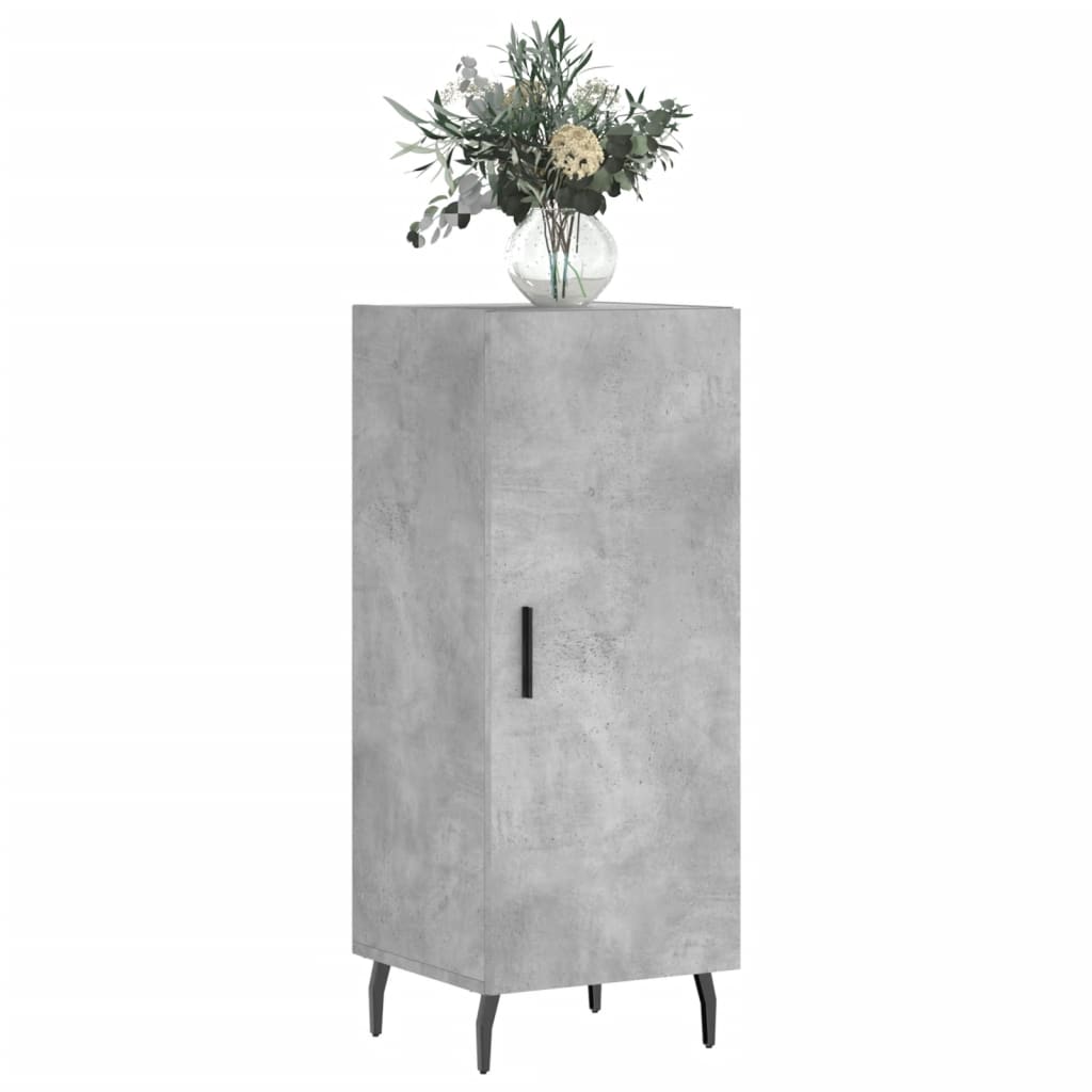 Sideboard Betongrau 34,5x34x90 cm Holzwerkstoff - Pazzar.ch