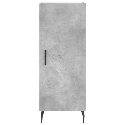 Sideboard Betongrau 34,5x34x90 cm Holzwerkstoff - Pazzar.ch