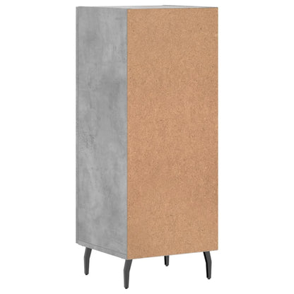 Sideboard Betongrau 34,5x34x90 cm Holzwerkstoff - Pazzar.ch