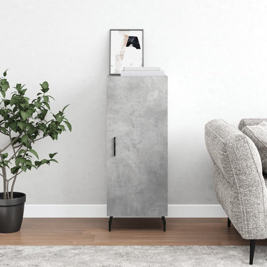 Sideboard Betongrau 34,5x34x90 cm Holzwerkstoff - Pazzar.ch