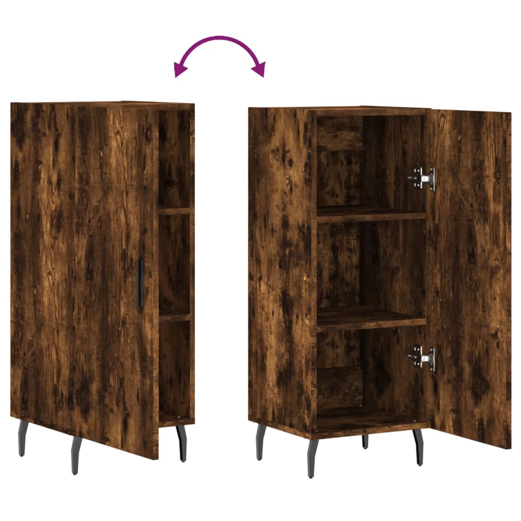 Sideboard Räuchereiche 34,5x34x90 cm Holzwerkstoff - Pazzar.ch